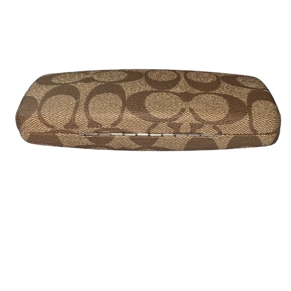 Coach Brown Eyeglass/ Sunglass Case - Picture 2 of 12